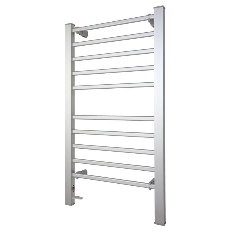 Pronti Electric Heated Towel Rack Rail Warmer Silver 160W