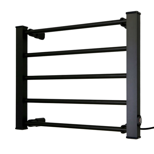 Pronti Electric Heated Towel Rack Rail Warmer EV-90 Black