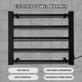 Pronti Electric Heated Towel Rack Rail Warmer EV-90 Black