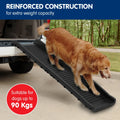Furtastic Foldable Dog Ramp Non-Slip Portable Pet Steps Ladder for Car SUV High Bed Couch Small Senior Dogs