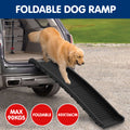 Furtastic Foldable Car Dog Ramp Vehicle Ladder Step Stairs Black