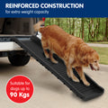 Furtastic Foldable Car Dog Ramp Vehicle Ladder Step Stairs Black