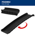 Furtastic Foldable Car Dog Ramp Vehicle Ladder Step Stairs Black