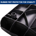 Furtastic Foldable Car Dog Ramp Vehicle Ladder Step Stairs Black