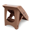 Furtastic 50cm Foldable Step Ladder Brown Portable Stool