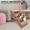 Furtastic 50cm Foldable Step Ladder Brown Portable Stool