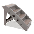 Furtastic Pet Stairs 50cm Grey Dog Cat Ramp Non-Slip Mat