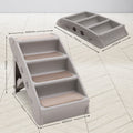 Furtastic Pet Stairs 50cm Grey Dog Cat Ramp Non-Slip Mat