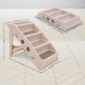 Furtastic Pet Stairs 50cm White Dog Cat Ramp Foldable