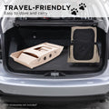 Furtastic Pet Stairs 50cm White Dog Cat Ramp Foldable