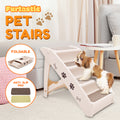 Furtastic Pet Stairs 50cm White Dog Cat Ramp Foldable