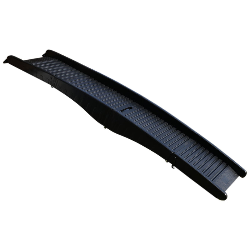 Furtastic 152cm Dog Pet Ramp Portable Black Folding
