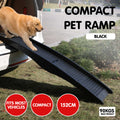 Furtastic 152cm Dog Pet Ramp Portable Black Folding