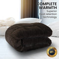 Laura Hill QUEEN Comforter 600GSM Faux Mink Quilt Do