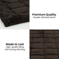 Laura Hill QUEEN Comforter 600GSM Faux Mink Quilt Do