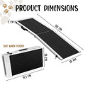 Kartrite Foldable Aluminium Dog Ramp 183x38cm Pet Portable