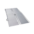 Kartrite 4ft Aluminium Foldable Wheelchair Ramp Non-Slip Silver