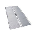 Kartrite 5ft Aluminium Foldable Wheelchair Ramp Non-Slip Silver