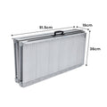 Kartrite 6ft Aluminium Wheelchair Ramp Foldable Non-Slip Silver