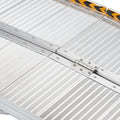 Kartrite 6ft Aluminium Wheelchair Ramp Foldable Non-Slip Silver