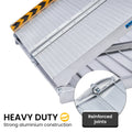 Kartrite 6ft Aluminium Wheelchair Ramp Foldable Non-Slip Silver