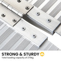 Kartrite 6ft Aluminium Wheelchair Ramp Foldable Non-Slip Silver