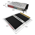 Kartrite 2FT Aluminium Wheelchair Ramp Mobility Safety Rails Carry