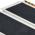 Kartrite 5FT Folding Aluminium Wheelchair Ramp Portable Suitcase Mobility Scooter Ramp Non-Slip 272kg Capacity