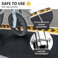 Kartrite 5FT Folding Aluminium Wheelchair Ramp Portable Suitcase Mobility Scooter Ramp Non-Slip 272kg Capacity