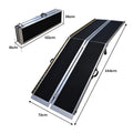 Kartrite 8FT Folding Aluminium Wheelchair Ramp Portable Mobility