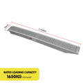 Kartrite 2x Aluminium Loading Ramps 2m Heavy Duty