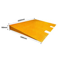 Kartrite 7 Tonne Heavy Duty Steel Shipping Container Ramp 1.2m x 2.3m Loading Ramp for Forklifts & Machinery