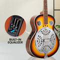 Karrera 40in Resonator Guitar Sunburst