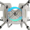 Orthonica Shower Chair Aluminium Height Adjustable Armrests