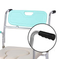 Orthonica Commode Chair Aluminium Castors Footrest Soft Handles