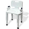 Orthonica Shower Chair Adjustable Armrests 158kg Capacity