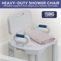 Orthonica Shower Chair Adjustable Armrests 158kg Capacity