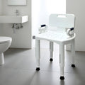 Orthonica Shower Chair Adjustable Armrests 158kg Capacity