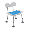 Orthonica Shower Chair Aluminium Height Adjustable With Head Holder
