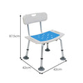 Orthonica Shower Chair Aluminium Height Adjustable With Head Holder