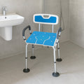 Orthonica Height Adjustable Commode Shower Chair Aluminium Armrests