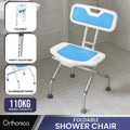 Orthonica Commode Shower Chair Foldable Height Adjustable Aluminium