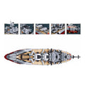 Sluban B1102 Model Kit WWII Bismarck Battleship Large Scale Warship Navy Vessel Boat Military Blocks DIY Construction