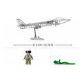 Sluban B1187 Model Kit 1:44 J20 Mighty Dragon Chinese Stealth Fighter Jet Plane Modern PLAAF Building Block DIY Set Toy