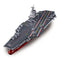 Sluban B1188 Model Kit 1:450 Aircraft Carrier Fujian Type 003 Chinese PLAN Warship Navy Vessel Boat Blocks DIY Set Toy