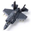 Sluban B1361 Model Kit 1:44 F35 Lightning Stealth Fighter Jet Plane Modern USAF Air Force Building Blocks DIY Set Toy