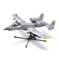 Sluban B1362 Model Kit 1:44 A10 Warthog Thunderbolt Attack Jet Fighter Plane USAF Military Building Blocks DIY Set Toy