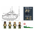 Sluban B1363 Model Kit 1:35 M3A3 Bradley Armored Infantry Vehicle IFV AFV Modern US Army Military Building Blocks DIY Set Toy