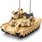 Sluban B1365 Model Kit 1:35 M1A2 Abrams TUSK II Battle Tank MBT Modern US Army Military Building Blocks DIY Set Toy