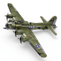 Sluban B1367 Model Kit 1:44 B17 Flying Fortress Heavy Bomber WWII USAAF Army Air Force Military Building Blocks DIY Set Toy